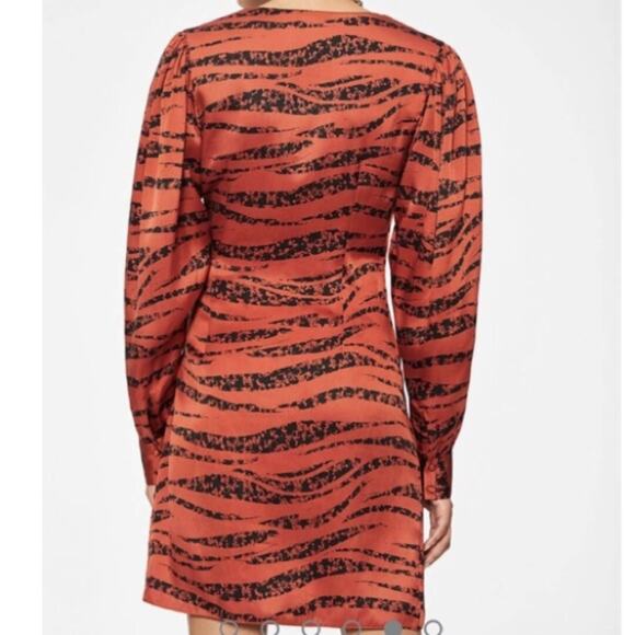 Anine Bing Silk Wrap Penelope Dress XS - Picture 3 of 7